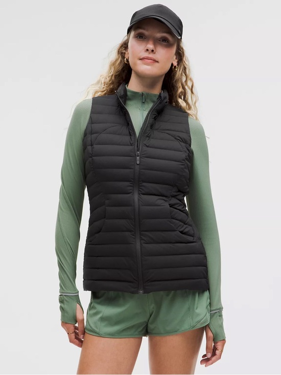 lululemon athletica Jackets & Blazers - Lululemon size 6 Pack it Down Vest - Black - Windproof Waterproof 700-fill-power